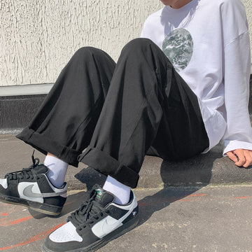 M-5XL Cargo Pants Men Fashion 3 Colors Casual Wide Leg Pants Men Streetwear Loose Hip Hop Pocket Straight Pants Mens Trousers aidase-shop